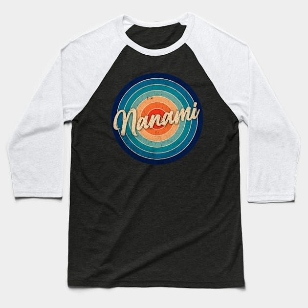 Personalized Name Nanami Classic Styles Birthday Anime Baseball T-Shirt by Amir Dorsman Tribal